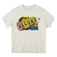 Cream second grade dude Heavy Core Tee - RanaPortraitStore