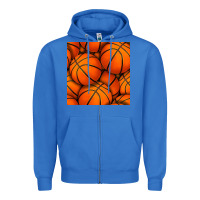 True Royal basketball seamless pattern Zipper Hoodie - BundleAndBundleShop