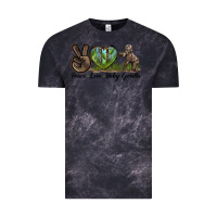 Cloud Black Peace Love Baby Gorilla Vintage Tee - LillyAllenDesigns