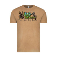 Peace Love Baby Gorilla Vintage Tee | Teevron