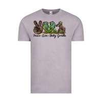 Vintage Zinc Peace Love Baby Gorilla Vintage Tee - LillyAllenDesigns