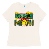 Softball Mini With Leopard Ladies Tee | Teevron