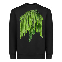 Black Selenicereus Cactus Heavyweight Sweatshirt - LillyAllenDesigns