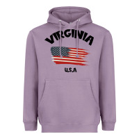 Lavender VIRGINIA U.S.A Heavyweight Hoodie - Bettercallsaul