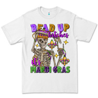 White bead up bitches it's mardi gras skeleton Premium Tee - FaDigitalArtStudio
