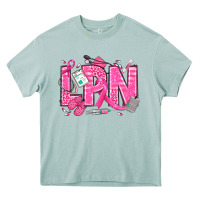Arona Breast Cancer LPN Licensed Practical Nurse Heavy Core Tee - texasbilliewilder