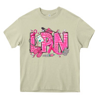Mossy Breast Cancer LPN Licensed Practical Nurse Heavy Core Tee - texasbilliewilder