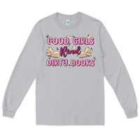 Moon Dust good girls read dirty books Long Sleeve Tee - MaliasSmallBusiness