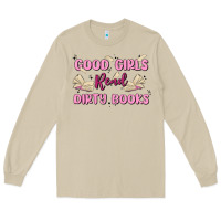Mushroom good girls read dirty books Long Sleeve Tee - MaliasSmallBusiness