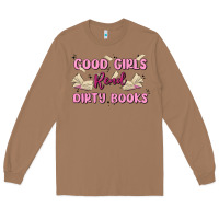Toasted Coconut good girls read dirty books Long Sleeve Tee - MaliasSmallBusiness