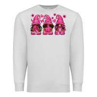 Dove Grey breast cancer afro gnomies Premium Sweatshirt - texasbilliewilder