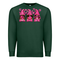 Sports Green breast cancer afro gnomies Premium Sweatshirt - texasbilliewilder