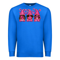 True Royal breast cancer afro gnomies Premium Sweatshirt - texasbilliewilder