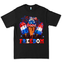 Black 4th of July ice creams tastes like freedom Premium Tee - Neo Western