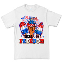 White 4th of July ice creams tastes like freedom Premium Tee - Neo Western
