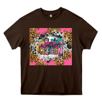 Chocolate Brown crafting queen Heavy Core Tee - Zillion Design Studio