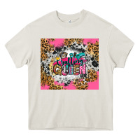 Cream crafting queen Heavy Core Tee - Zillion Design Studio