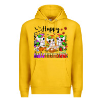 Lemon happy hallothanksmas unicorns Premium Hoodie - texasbilliewilder