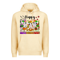 Pina Colada happy hallothanksmas unicorns Premium Hoodie - texasbilliewilder