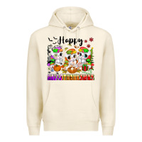 Tofu happy hallothanksmas unicorns Premium Hoodie - texasbilliewilder