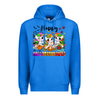 True Royal happy hallothanksmas unicorns Premium Hoodie - texasbilliewilder
