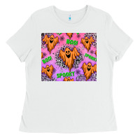 White halloween Ladies Tee - texasbilliewilder