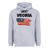 Heather Grey WEST VIRGINIA Heavyweight Hoodie - Bettercallsaul