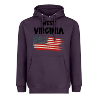 Plum WEST VIRGINIA Heavyweight Hoodie - Bettercallsaul