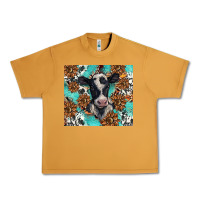 Peanut Butter western black and white cow Urban Heavy Tee - BarkalooDesign