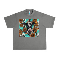 Tornado western black and white cow Urban Heavy Tee - BarkalooDesign