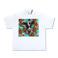 White western black and white cow Urban Heavy Tee - BarkalooDesign