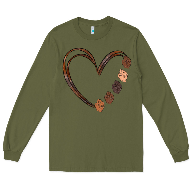 Black History Melanin Long Sleeve Tee by MaliasSmallBusiness | Teevron