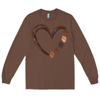 Chestnut black history melanin Long Sleeve Tee - MaliasSmallBusiness
