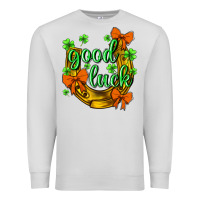 Dove Grey st.patricks good luck Premium Sweatshirt - NancyCooperArtShop