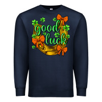 Navy st.patricks good luck Premium Sweatshirt - NancyCooperArtShop