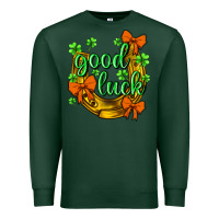 Sports Green st.patricks good luck Premium Sweatshirt - NancyCooperArtShop