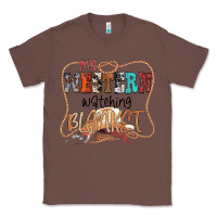 Chestnut My Western Watching Blanket Classic Tee - CowhideDigitalArt