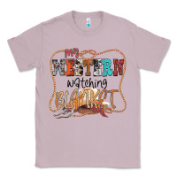 Lilac My Western Watching Blanket Classic Tee - CowhideDigitalArt