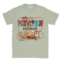 Matcha My Western Watching Blanket Classic Tee - CowhideDigitalArt