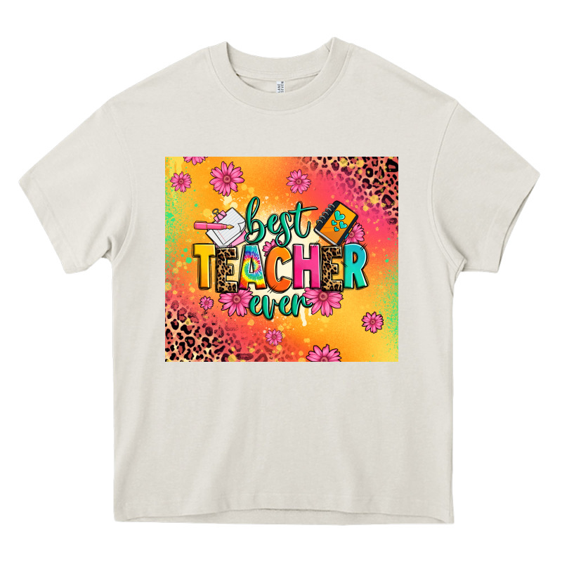 Best Teacher Ever Heavy Core Tee by Zillion Design Studio | Teevron