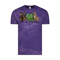 Cloud Purple Peace Love Baby Baboon Vintage Tee - LillyAllenDesigns
