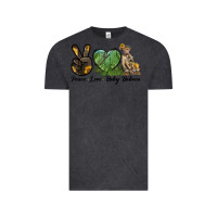 Vintage Black Peace Love Baby Baboon Vintage Tee - LillyAllenDesigns
