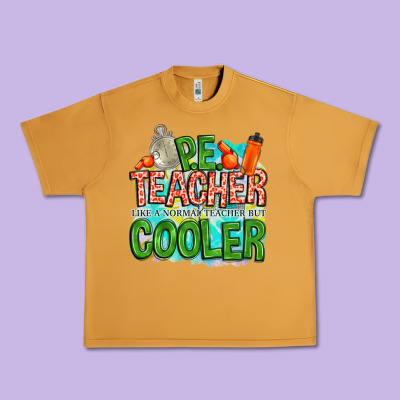 Pe Teacher But Cooler Urban Heavy Tee Designed By Nancycooperartshop