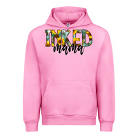 Fuchsia Pink Inked Mama Urban Hoodie - CowCowDesign