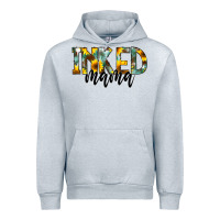 Heather Grey Inked Mama Urban Hoodie - CowCowDesign