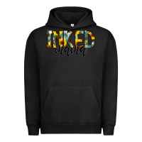 Pigment Black Inked Mama Urban Hoodie - CowCowDesign