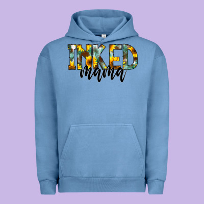 Inked Mama Urban Hoodie Designed By Cowcowdesign