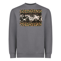 Storm leopard cowhide pattern background Heavyweight Sweatshirt - Jasminsmagicworld