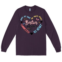 Plum besties will always be Long Sleeve Tee - MaliasSmallBusiness