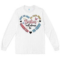 White besties will always be Long Sleeve Tee - MaliasSmallBusiness